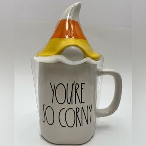 Rae Dunn Fall Halloween Gnome Coffee Mug “Your so Corny” 24oz